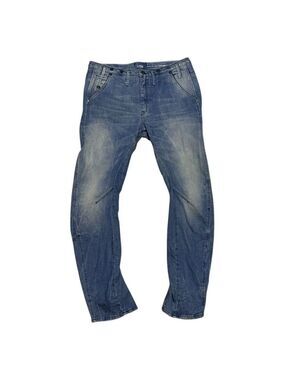 G STAR RAW ARC Navy 3D TAPERED BRACES Designer Denim Jeans Womens 12